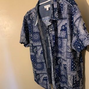 Men’s Bandana Casual Shirt